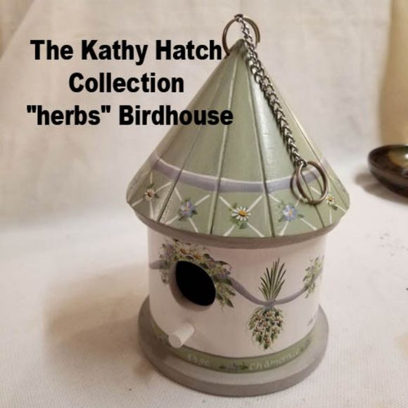 The Kathy Hatch Collection "herbs" Birdhouse - Picture 1 of 8